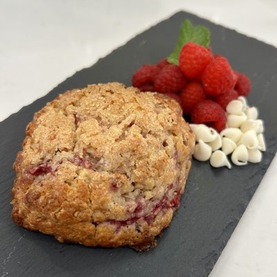 Raspberry White Chocolate Buttermilk Scones (box Of 4)