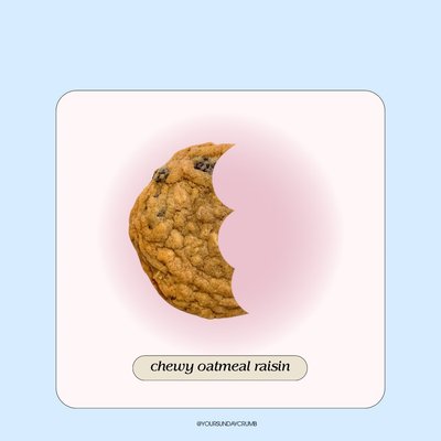 Oatmeal Raisin Cookies (1/2 dozen)