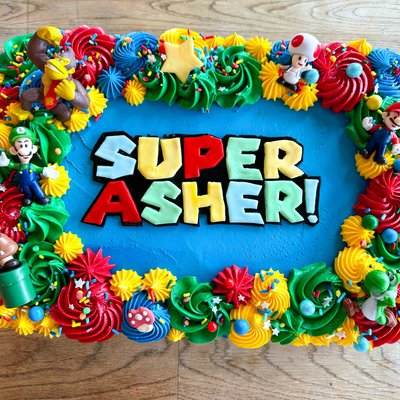 Quarter Sheet Cake (feeds 24)