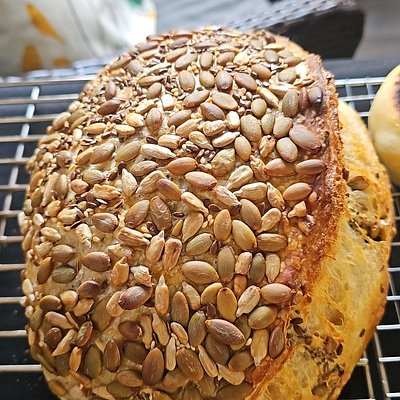 Whole Wheat Seeded Sourdough