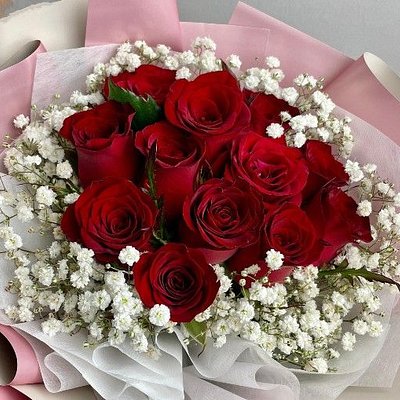 1 Dozen Roses Bouquet 