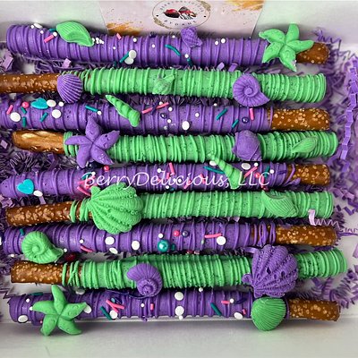 Chocolate Covered Pretzel Rods