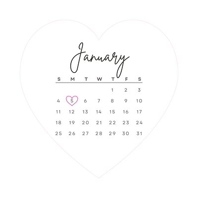 Add On Calendar Design (design Cost Only, No Physical Item)