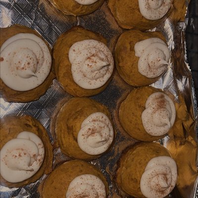 Pumpkin Spice With Cream Cheese Dollop