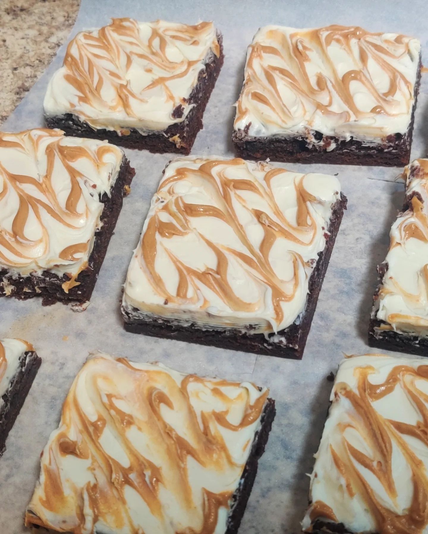 Peanut Butter Fudge Brownies 
