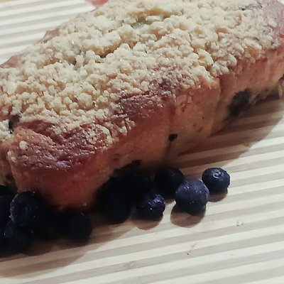 Plain Jane Blueberry Crumb Bread