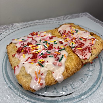 Strawberry Sourdough Pop Tarts, Set Of 4 