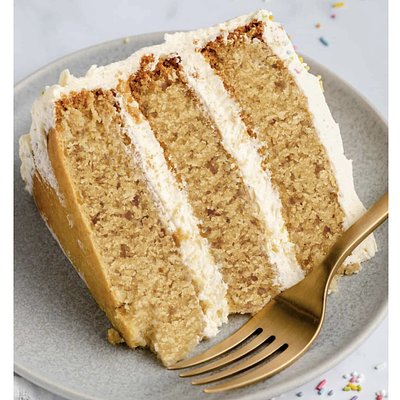 Plant-Based Vanilla Cake 