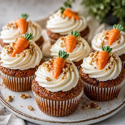 Carrot Cake Cupcakes - 1 Dozen