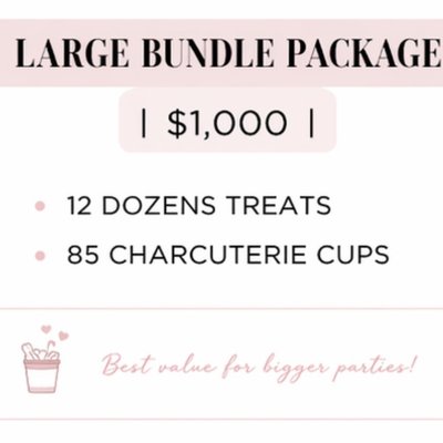 Large Bundle sweets + charcuterie 