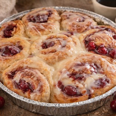 Cherry Cinnamon Rolls 