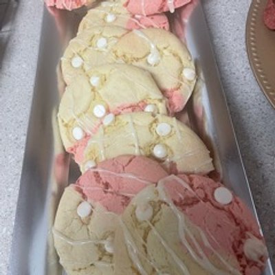 Strawberry Lemonade Cookies