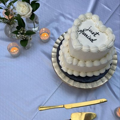 2 Tier 6"/8" Heart