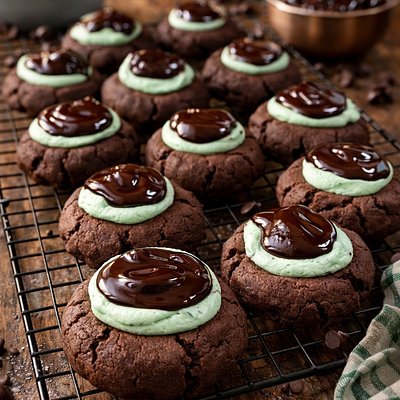 Mint Chocolate Cookies