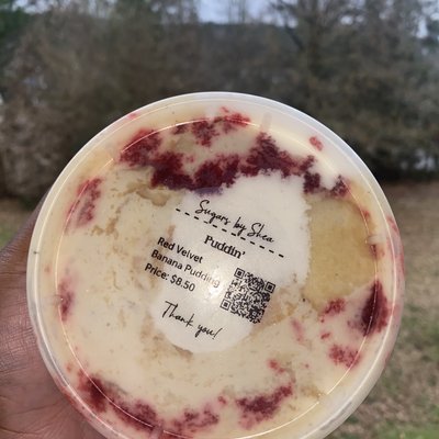 Red Velvet Banana Pudding