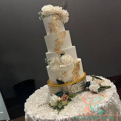 4 Tier Wedding Cake 