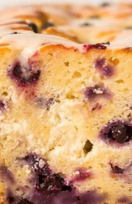 NEW!!! Cream Cheese Swirled Blueberry Lemon Bread