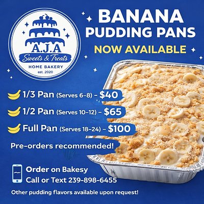 Banana Pudding Tray