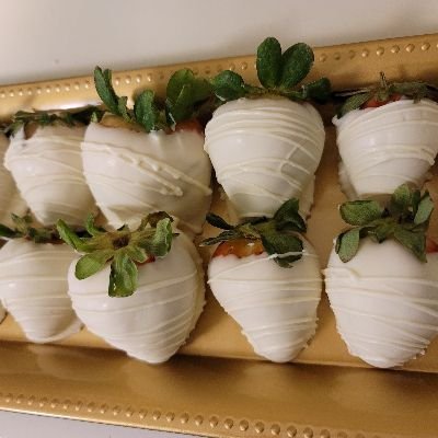 1 Dozen White Chocolate Covered Strawberries 