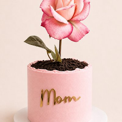 Flower Pot Cake 🌹