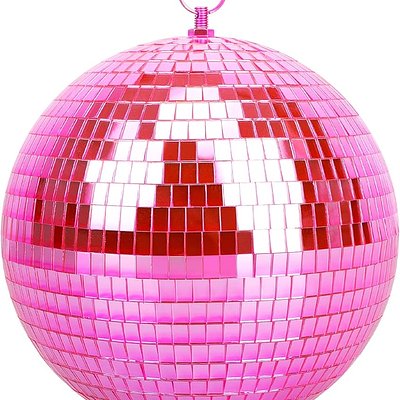 Pink Disco Ball Rental
