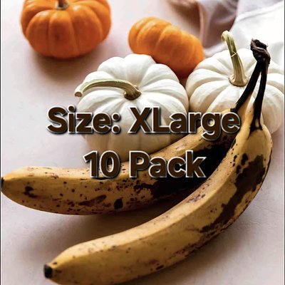 (X-Large 10pk) aPEELing Pumpkin🎃🍌