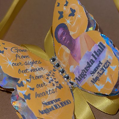 Jumbo Butterfly Memorial Pin 