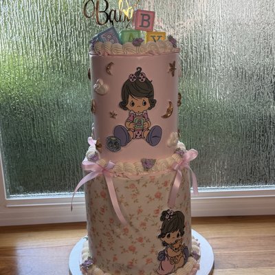 Double Barrel Tiered Cake