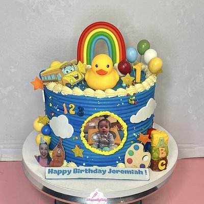 7 Inch 2 Layer Custom Cake