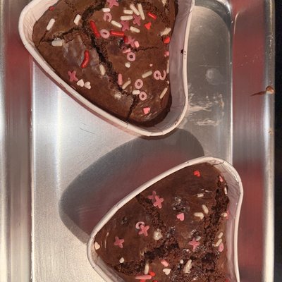 Heart Brownies