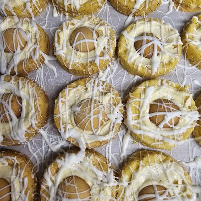 Banana cream cookie