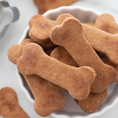 Pumpkin Peanut Butter Bone Treats