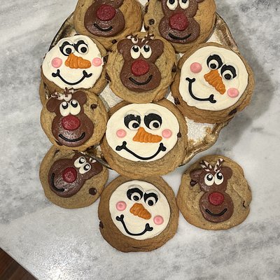 Frosted Christmas Cookies - 1 Dozen 