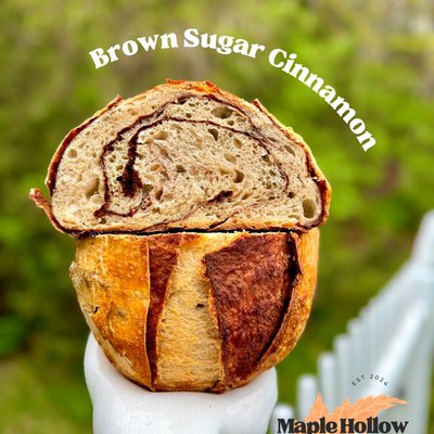 Cinnamon Sugar Sourdough loaf