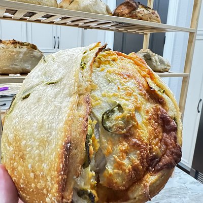 Mini Ole! Spanish Inspired Sourdough With Jalapeños & Cheddar Cheese (Specialty Loaf)