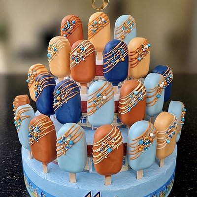 Custom Cakesicle Tower 
