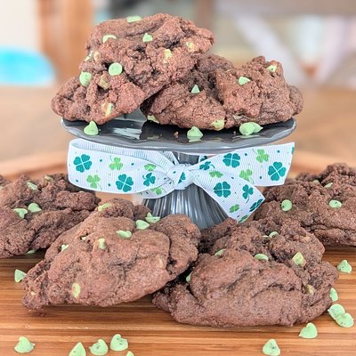 🍀Chocolate Shamrock Shake Cookie 🍀