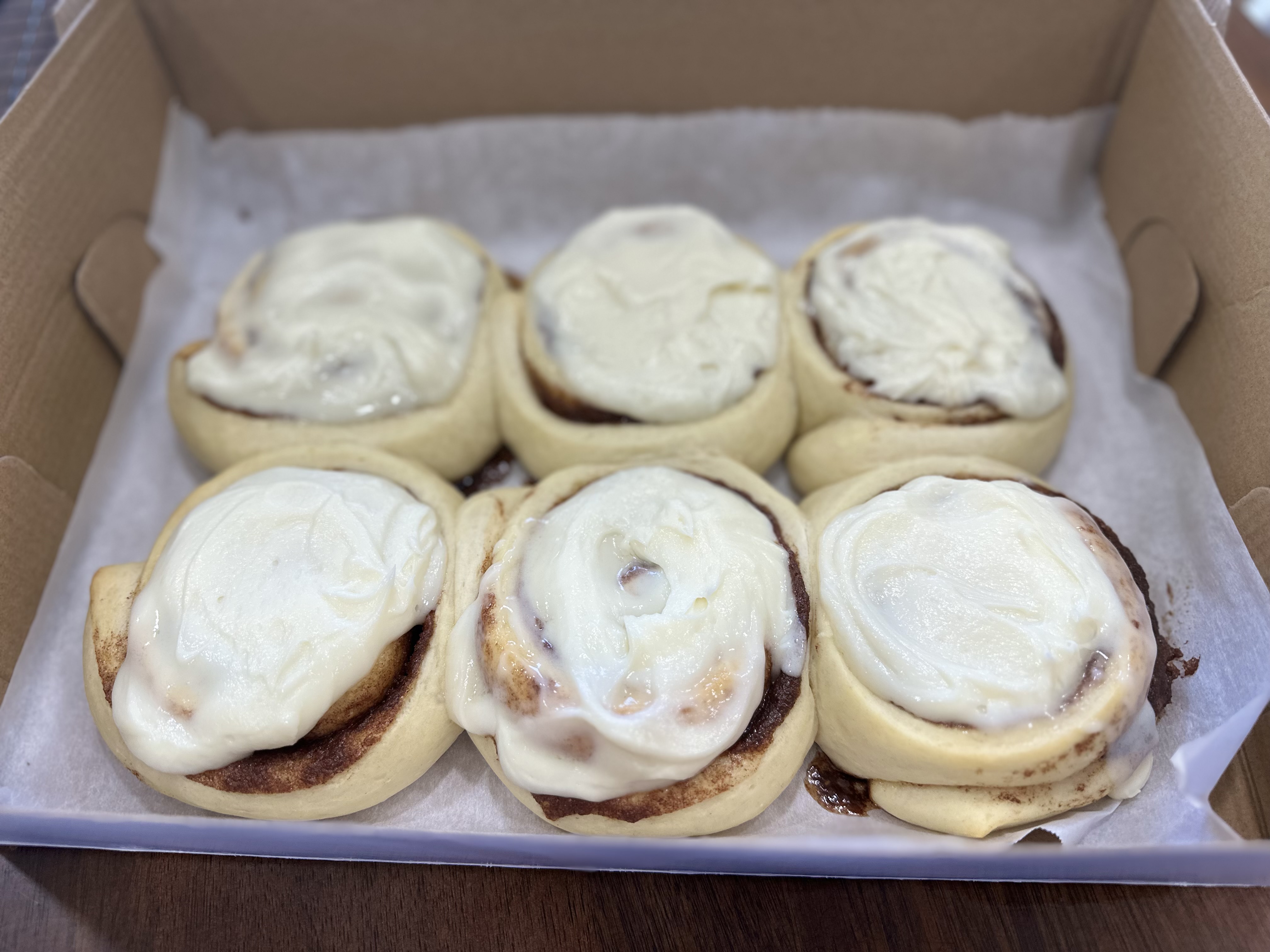 Jumbo Cinnamon Rolls - Half Dozen