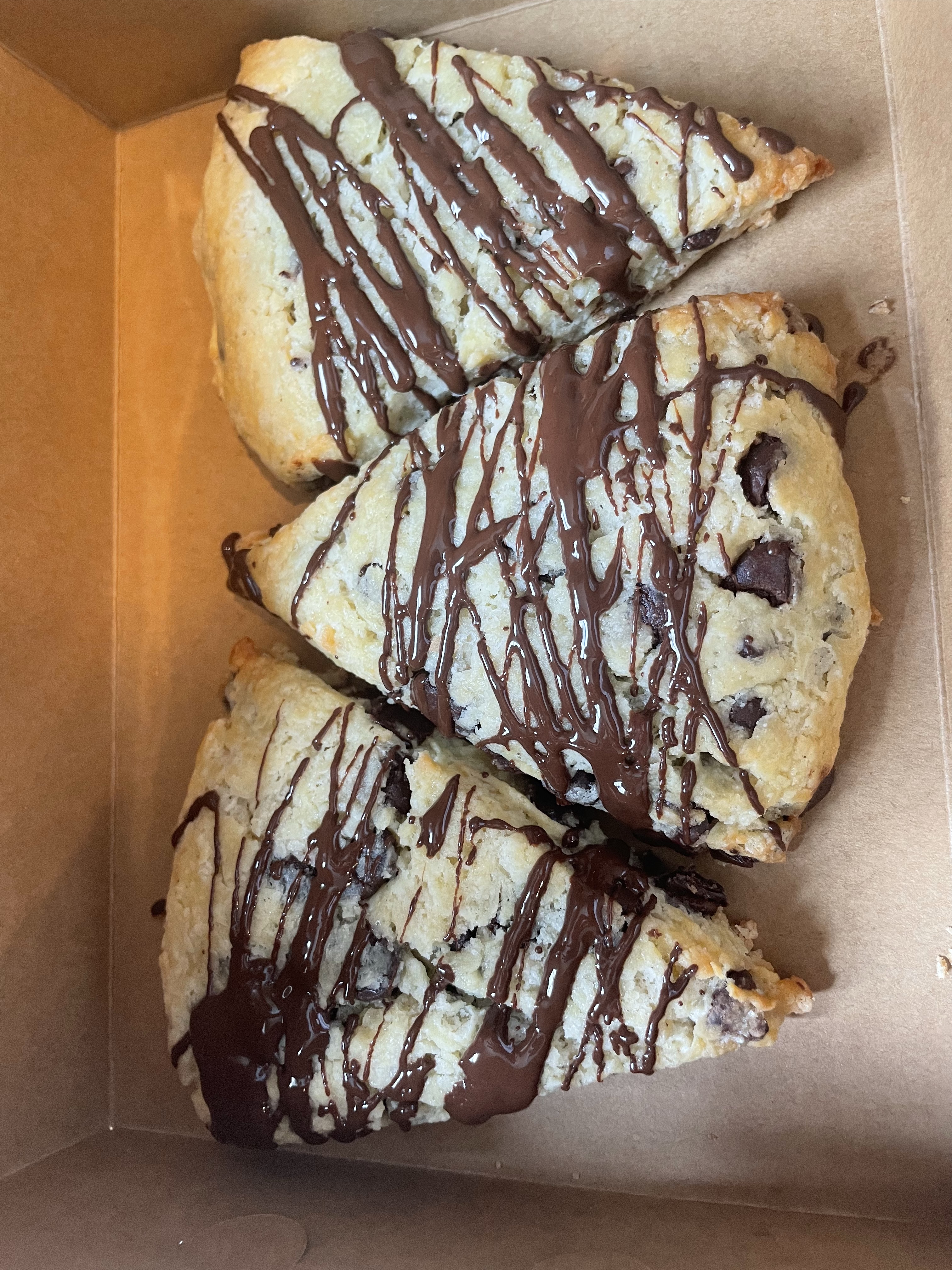 Sourdough Chocolate Chip Scones