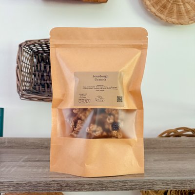 Salted Caramel Apple Sourdough Granola