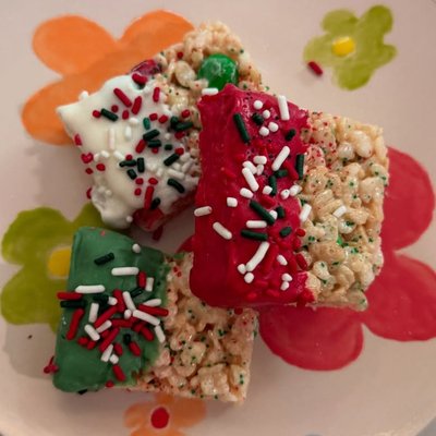 Chocolate Covered Rice Krispy Treats 