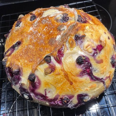 Sourdough Blueberry Lemon Loaf