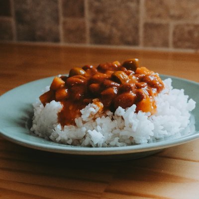 Puerto Rican Rice & Beans