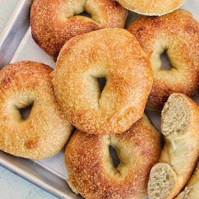 Sourdough Bagels 