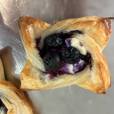 Blueberry Cream Danish