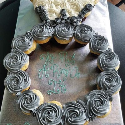 Engagement Ring Cupcakes