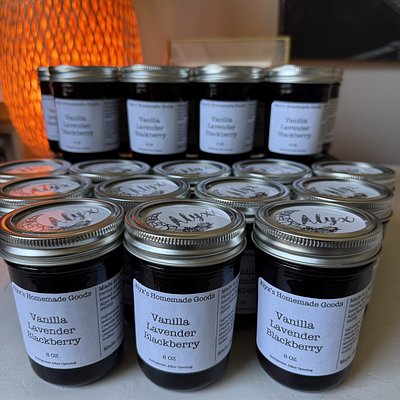 Vanilla Lavender Blackberry Jam
