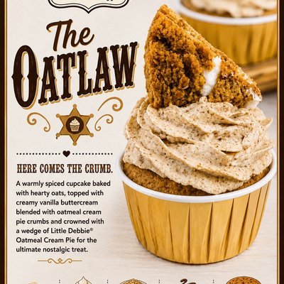 The Oatlaw Cupcake 