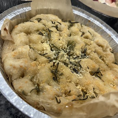 Rosemary Parmesan Sourdough Focaccia Bread 8in Pan