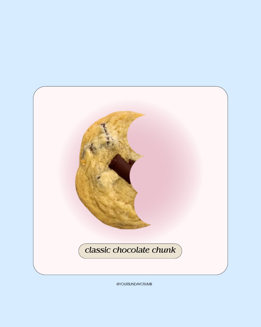 Classic Chocolate Chunk Cookies (1/2 dozen)